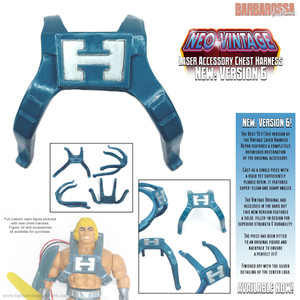 HEM - Most Powerful Hero VINTAGE Laser Chest Harness w/Mods Custom Repro HEM - Most Powerful Hero VINTAGE Laser Chest Harness w/Mods Custom Repro