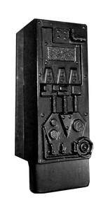 SKE - Skeleton Lord VINTAGE Laser Light Battery Backpack PLASTIC PART ONLY Custom Repro