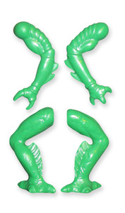 MOD - Evil Beast 1000 VINTAGE Top Toys Variant Green Clawed Limbs Set Parts Custom Repro