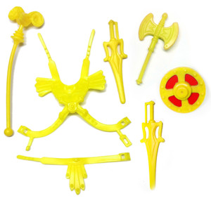 ARG - Argentor VINTAGE POWER Deluxe Accessories Set Chest Harness Armor, Belt, Staff, Sword, B4E Sword, Shield, Axe Custom Repro