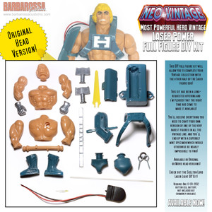HEM - Most Powerful Hero VINTAGE Laser Power Original Head Loose Figure w/Mods DIY Kit Custom Repro HEM - Most Powerful Hero VINTAGE Laser Power Original Head Loose Figure w/Mods DIY Kit Custom Repro