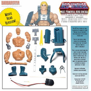 HEM - Most Powerful Hero VINTAGE Laser Power Movie Head Loose Figure w/Mods DIY Kit Custom Repro HEM - Most Powerful Hero VINTAGE Laser Power Movie Head Loose Figure w/Mods DIY Kit Custom Repro