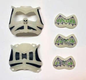 SKE - Skeleton Lord Classics Battle Armor GID Glow in the Dark Set Custom Repro PRESALE