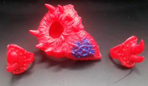 BEA - Savage Henchman Classics Modded for Origins Mane & Arm Guards Mods Set Vintage Red Color Custom PRESALE