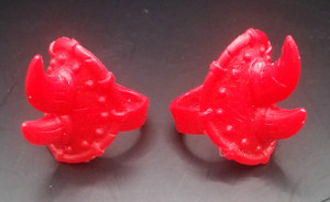 BEA - Savage Henchman Classics Modded for Origins Arm Guards Set Vintage Red Color Custom PRESALE