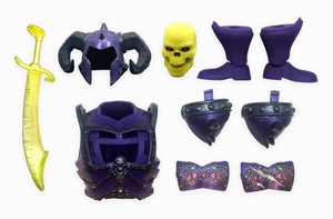 SKE - Skeleton Lord Origins Savage Armor Conversion Kit Armor, Pauldrons, Head, Helmet, Sword, Boots