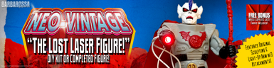 New Feature Release: LASER BLASTER RUTHLESS LEADER NEO-VINTAGE Figure DIY Kit & Figure is Now Live for Pre-Order!