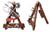 WPN - Weapons Rack II CLASSICS COMPATIBLE Original Sculpt Castle Accessory Painted Custom