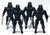 MOV - Movie Trooper VINTAGE Poseable Sculpted & Modified Figure w/Silver Blaster Rifle Custom
