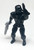 MOV - Movie Trooper VINTAGE Poseable Sculpted & Modified Figure w/Silver Blaster Rifle Custom