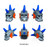 STG - Strong Cyborg ORIGINS COMPATIBLE COMPLETE CUSTOM FIGURE with Painted Head, Fist, Armor, Belt, Articulated Boots, Left Forearm+Hand, Axe, Wrestler Trunks