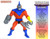 STG - Strong Cyborg ORIGINS COMPATIBLE COMPLETE CUSTOM FIGURE with Painted Head, Fist, Armor, Belt, Articulated Boots, Left Forearm+Hand, Axe, Wrestler Trunks