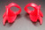 BEA - Savage Henchman Classics Modded for Origins Arm Guards Set Vintage Red Color Custom PRESALE
