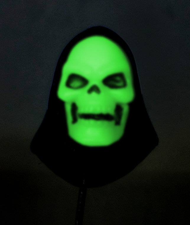 SKE - Skeleton Lord ORIGINS COMPATIBLE Animated Glow in the Dark Skull Head Painted Custom