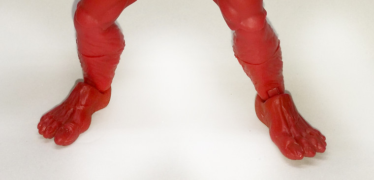 BEA - Savage Warrior ORIGINS COMPATIBLE Alcala LoP Modified Feet Pair Custom RED