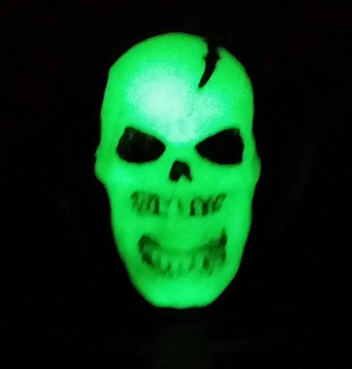 SCA - Evil Ghost ORIGINS COMPATIBLE Screaming Skull Glow in the Dark Head Painted Custom