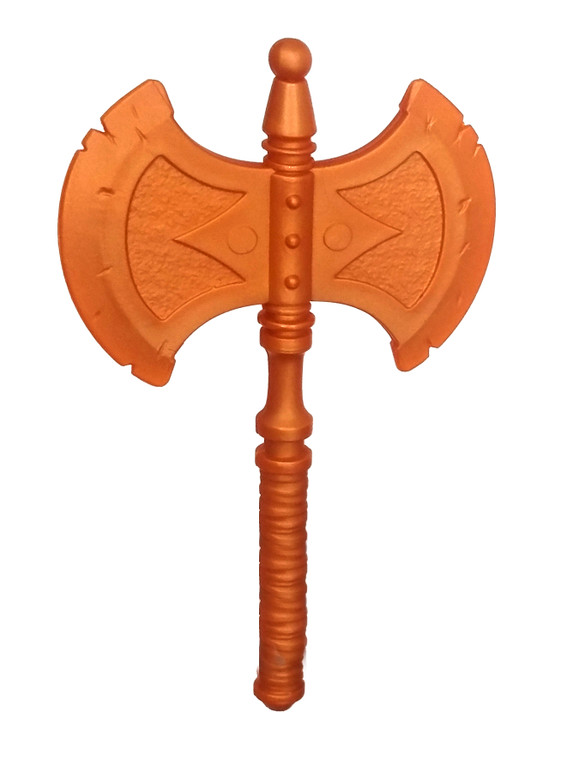 FAK - Evil Robot Verse Battle Axe Custom Repro PRESALE in Orange