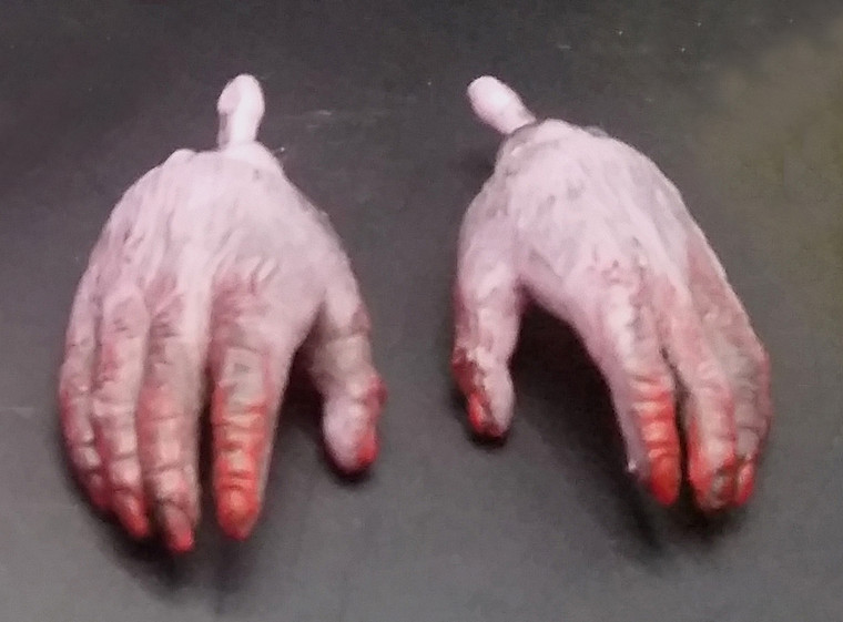 BEA - Savage Henchman Peculiar Matters Downside Up Painted Hands Set Repro PRESALE