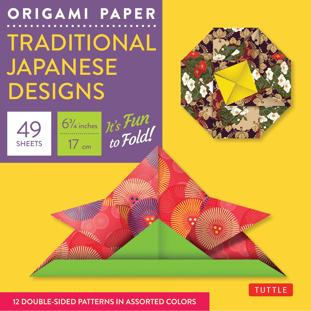 Origami Paper - Traditional Japanese Designs - Small 6 3/4" (9780804841894)