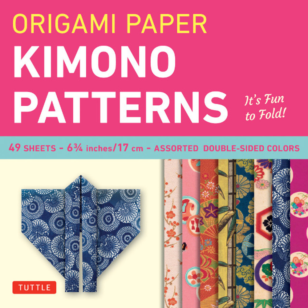 Origami Paper - Kimono Patterns - Small 6 3/4" - 48 Sheets (9784805310403)