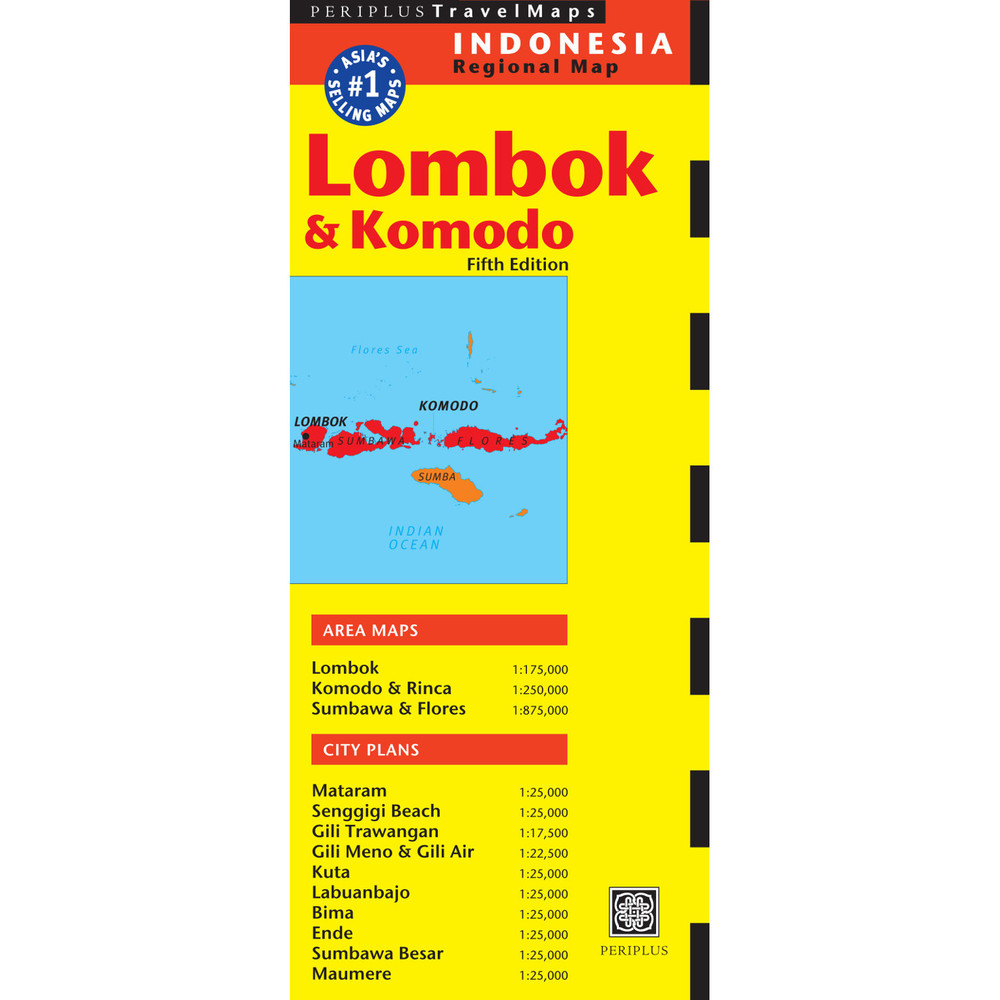 Lombok & Komodo Travel Map Fifth Edition(9780794607388)