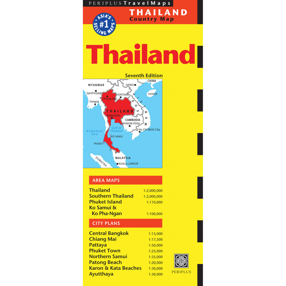 Thailand Travel Map Seventh Edition (9780794607081)