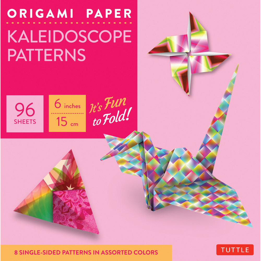 Origami Paper - Kaleidoscope Patterns - 6" - 96 Sheets(9780804845472)