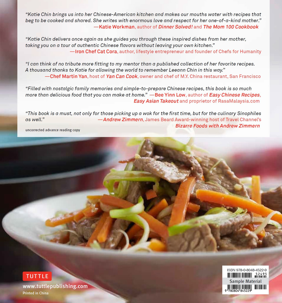 Katie Chin's Everyday Chinese Cookbook (9780804845229)