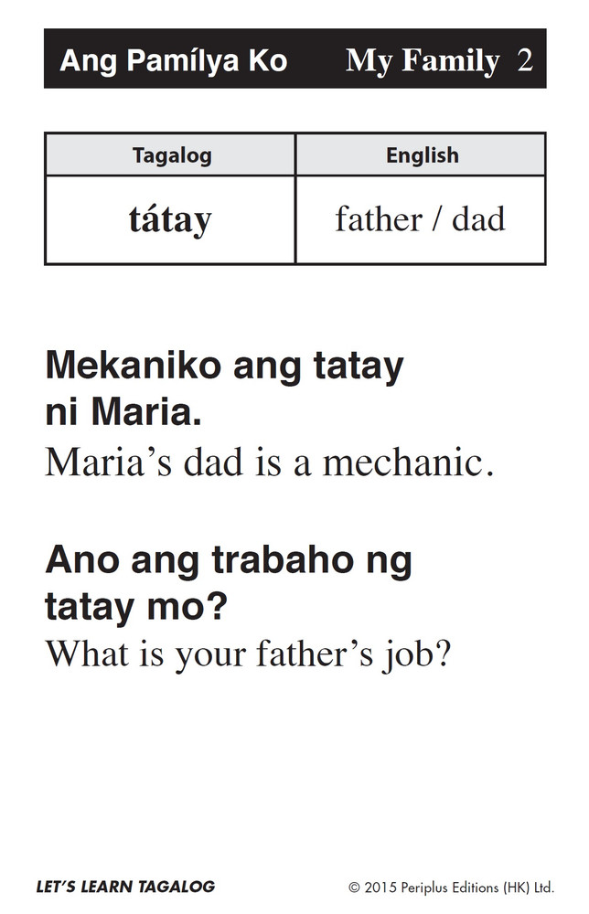 Let's Learn Tagalog Kit(9780804845748)