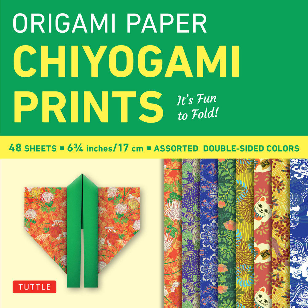 Origami Paper - Chiyogami Prints - 6 3/4" - 48 Sheets(9780804847162)