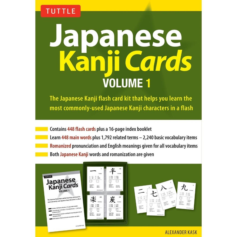 Japanese Kanji Cards Kit Volume 1 (9784805314159)