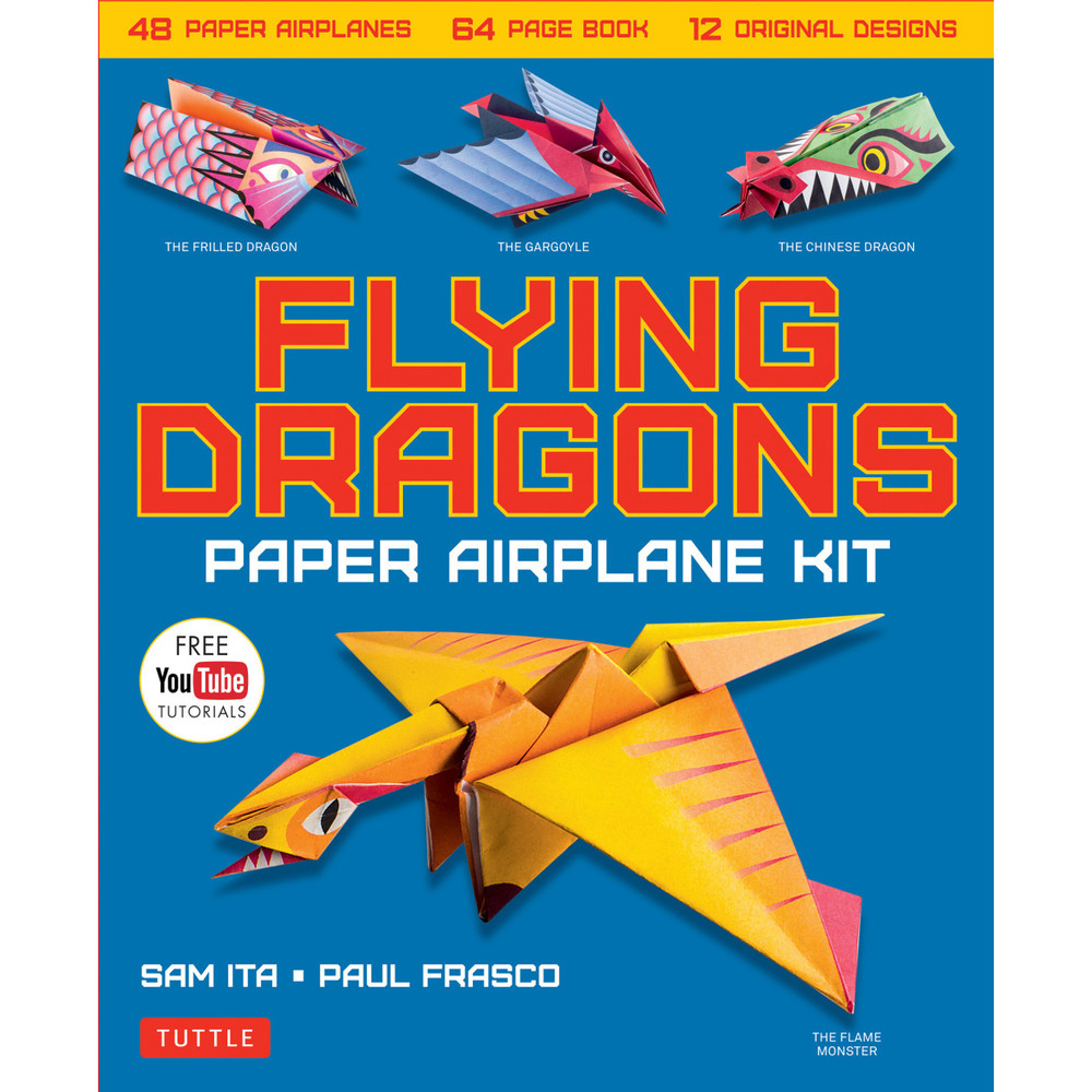Flying Dragons Paper Airplane Kit(9780804848572)