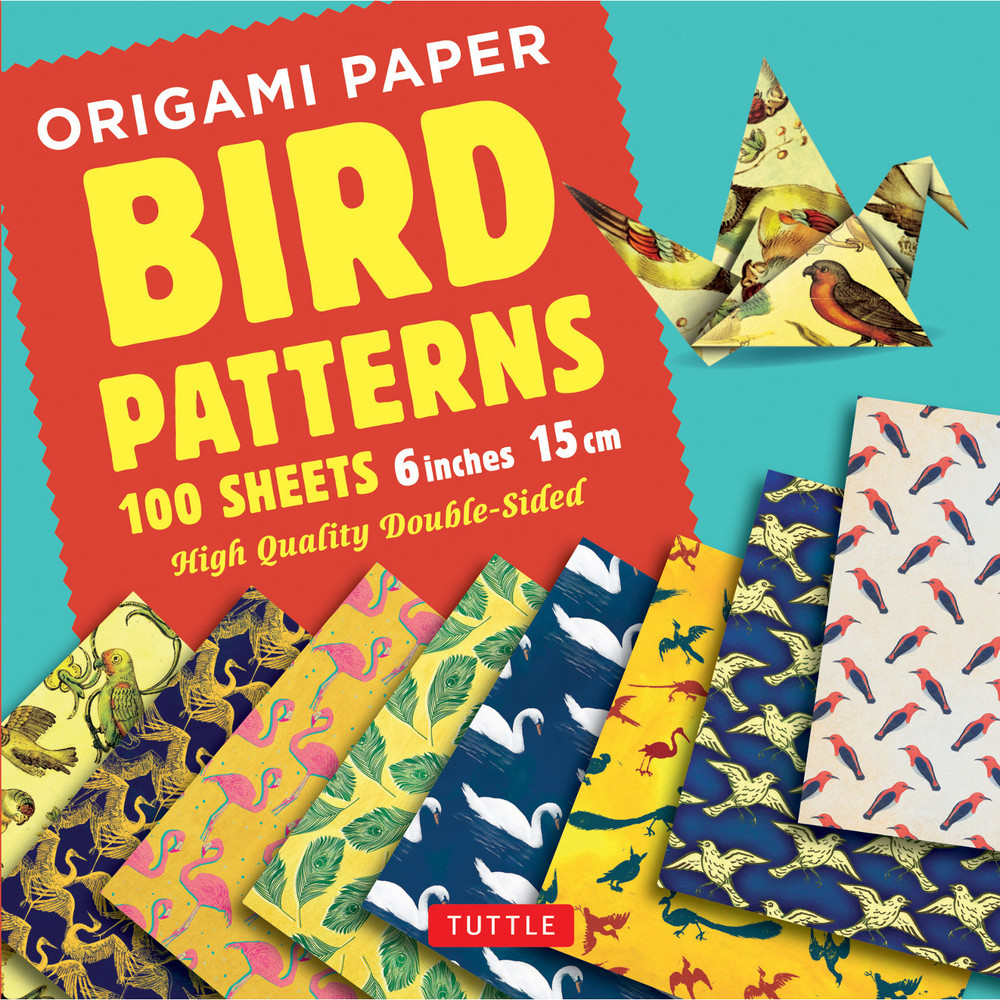 Origami Paper 100 sheets Bird Patterns 6" (15 cm) (9780804849289)