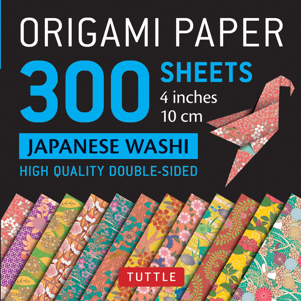 Origami Paper 300 sheets Japanese Washi Patterns 4" (10 cm