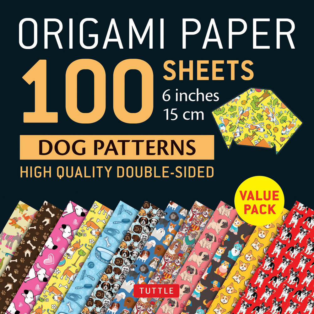 Origami Paper 100 sheets Dog Patterns 6" (15 cm) (9780804851442)