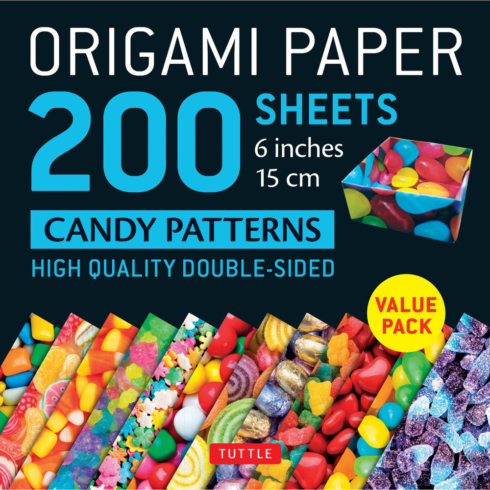 Origami Paper 200 sheets Candy Patterns 6" (15 cm) (9780804851428)