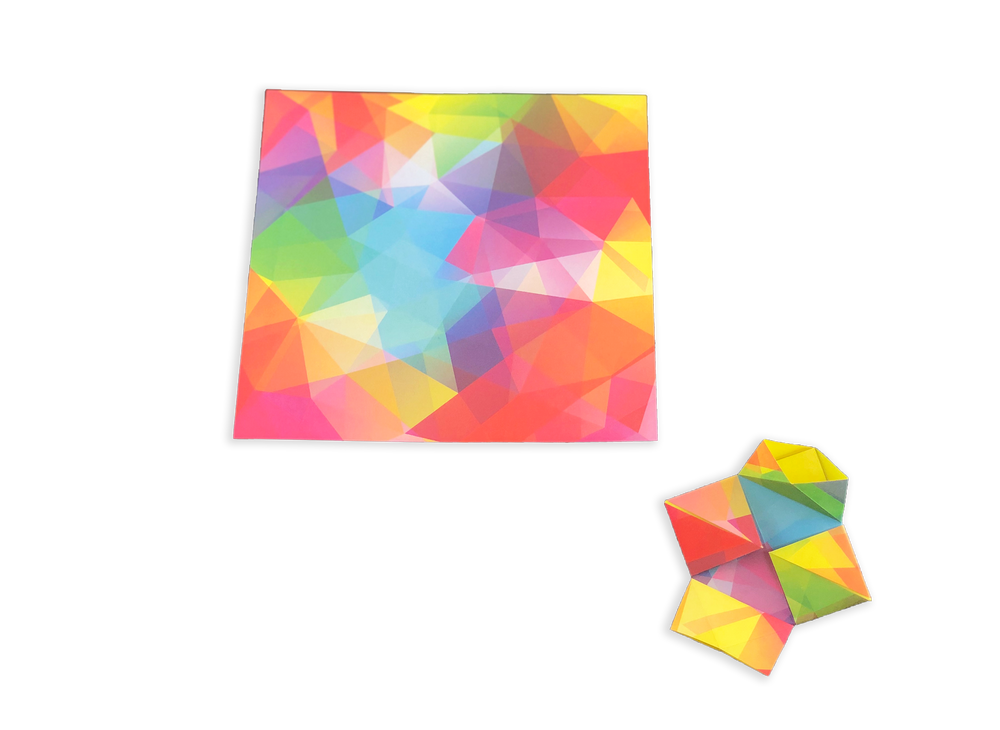 Origami Paper 500 sheets Rainbow Patterns 6" (15 cm) (9780804851459)