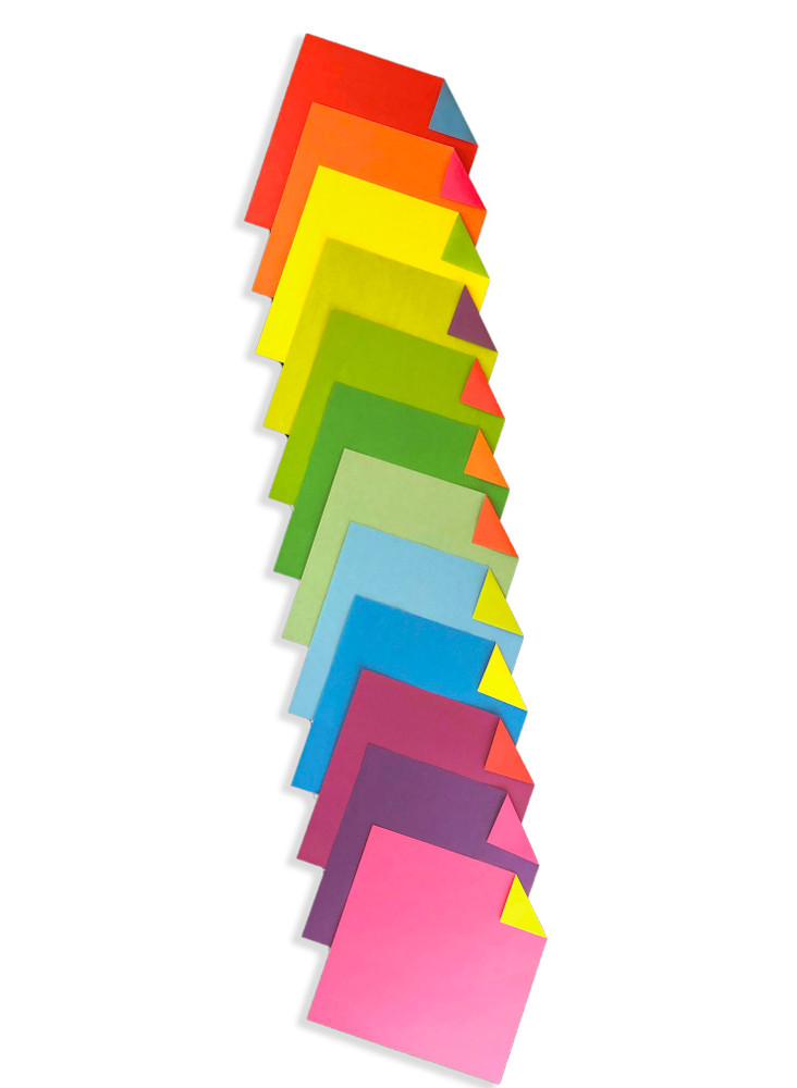 Origami Paper 500 sheets Rainbow Colors 4" (10 cm) (9780804852364)