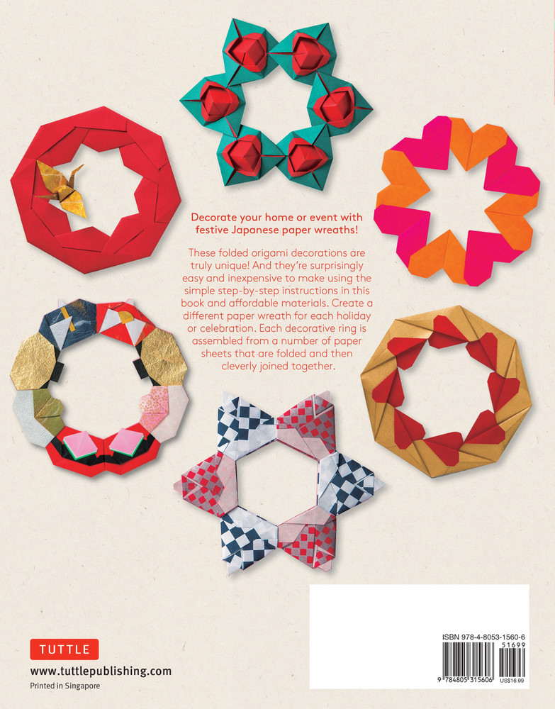 Beautiful Origami Paper Wreaths (9784805315606)