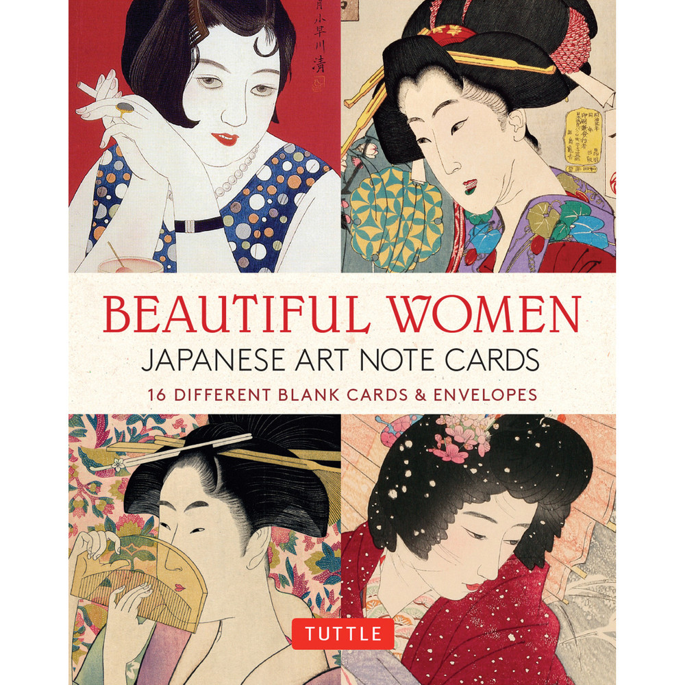 Beautiful Women in Japanese Art, 16 Note Cards (9780804851992)