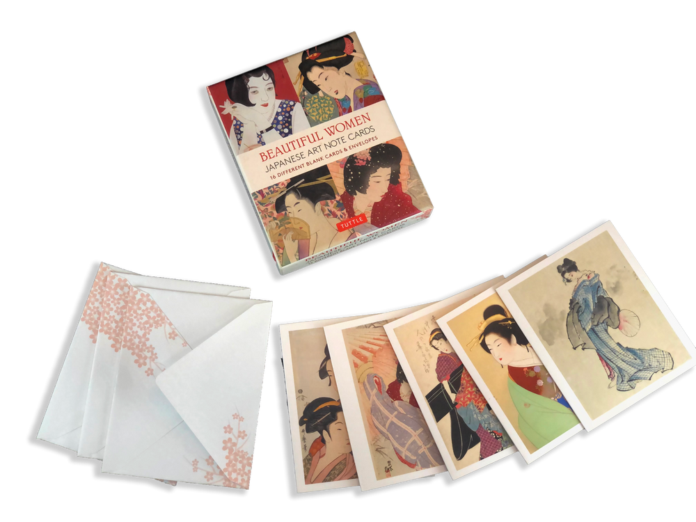 Beautiful Women in Japanese Art, 16 Note Cards (9780804851992)