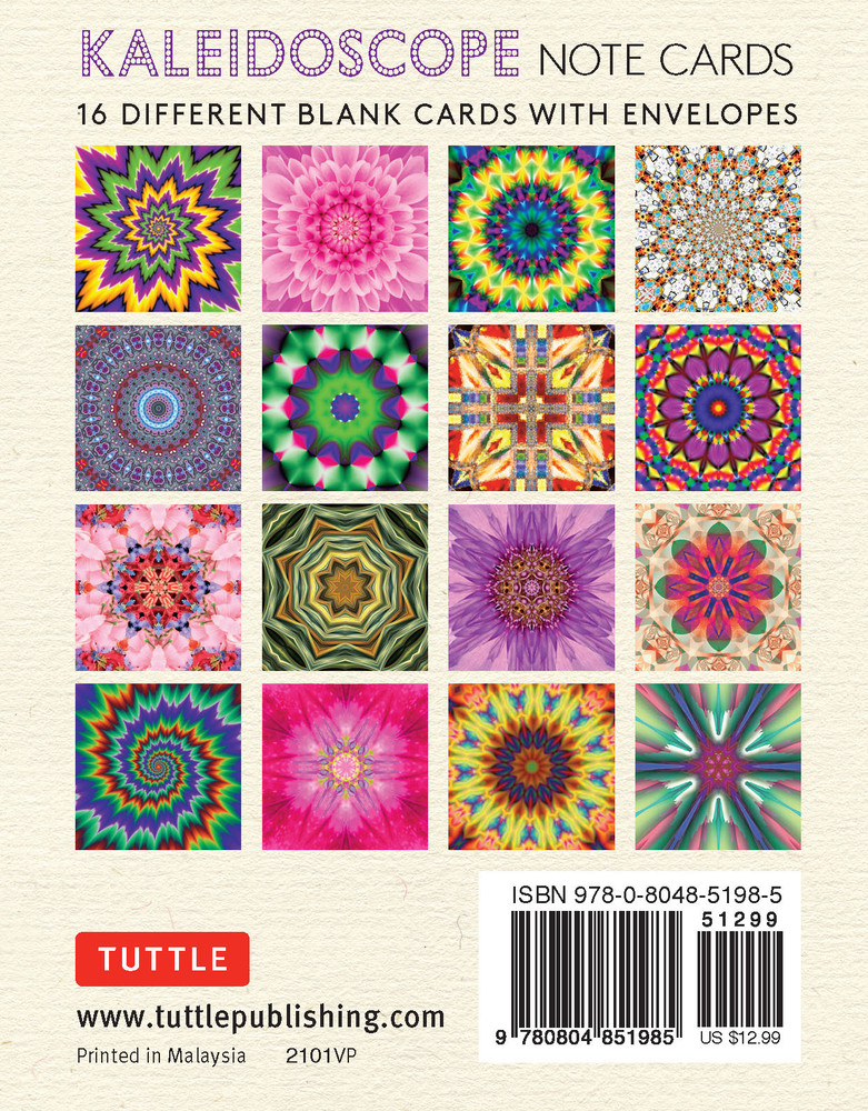 Kaleidoscope, 16 Note Cards(9780804851985)