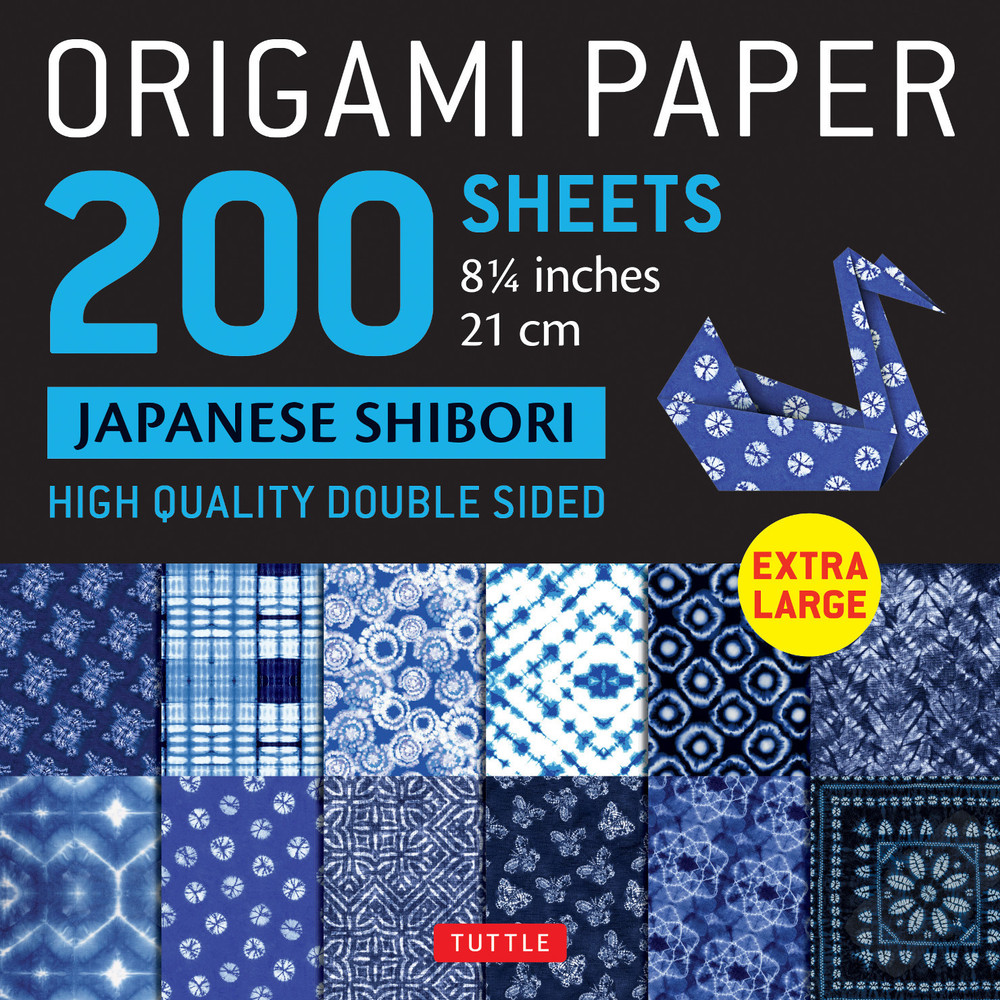 Origami Paper 200 sheets Japanese Shibori 8 1/4" (21 cm) (9780804853156)