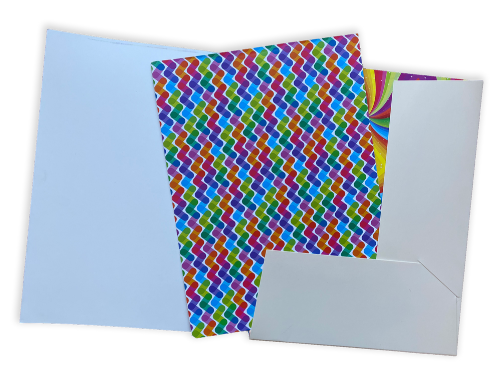 Rainbow Patterns Gift Wrapping Paper - 24 sheets (9780804853514)
