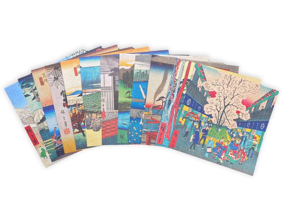 Origami Paper 200 sheets Hiroshige Prints 6 3/4" (17 cm) (9780804853583)