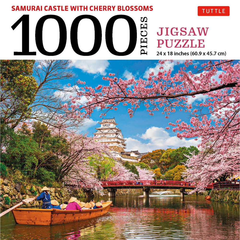 Samurai Castle with Cherry Blossoms 1000 Piece Jigsaw Puzzle (9780804854146)