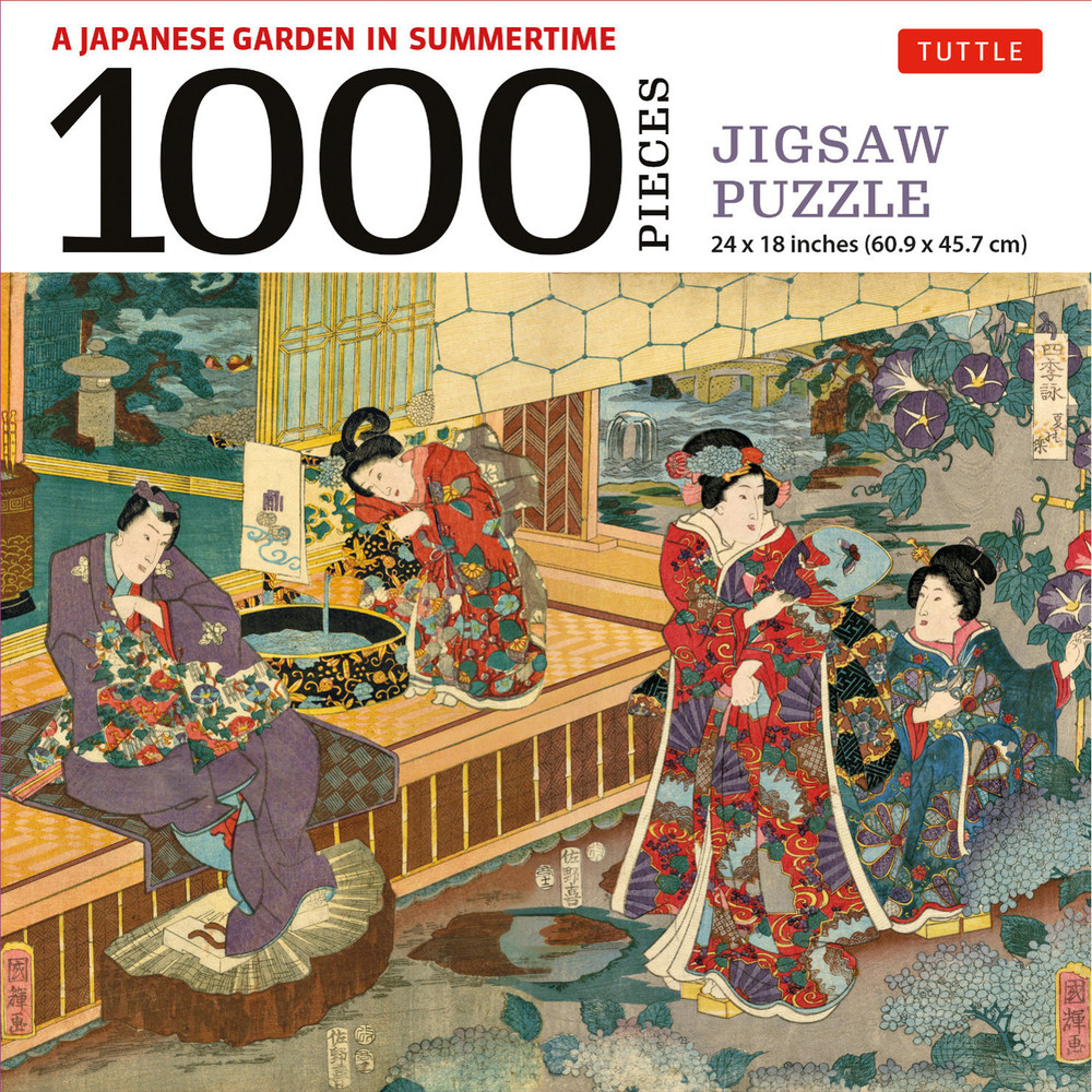 A Japanese Garden in Summertime - 1000 Piece Jigsaw Puzzle (9780804854153)