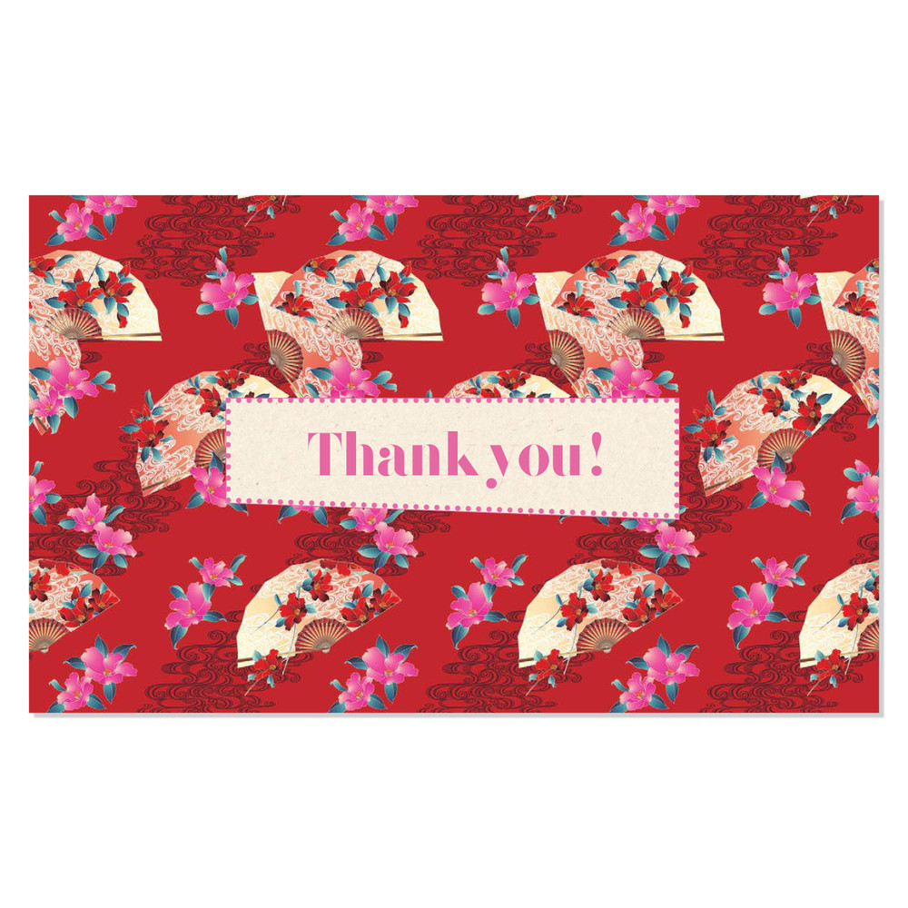 Chiyogami, 40 Thank You Cards with Envelopes (9780804854337)