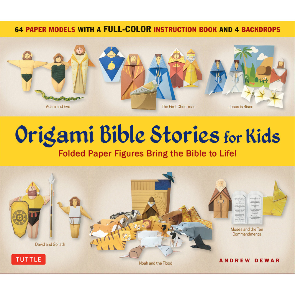 Origami Bible Stories for Kids Kit (9780804853989)