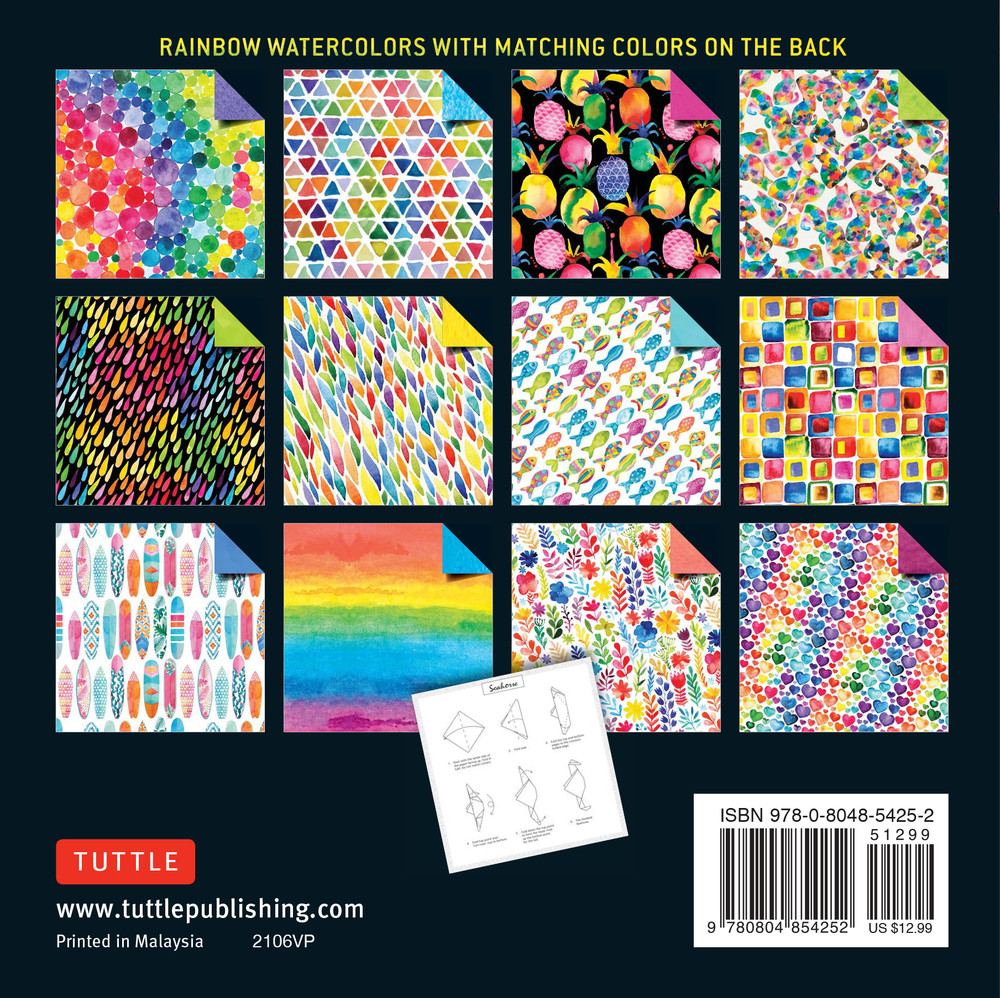 Origami Paper 500 Sheets Premium Quality for Arts and Crafts 6 Square  Sheets 20 Vibrant Colours Same Colour on Both Sides 100 Design Ebook  Included